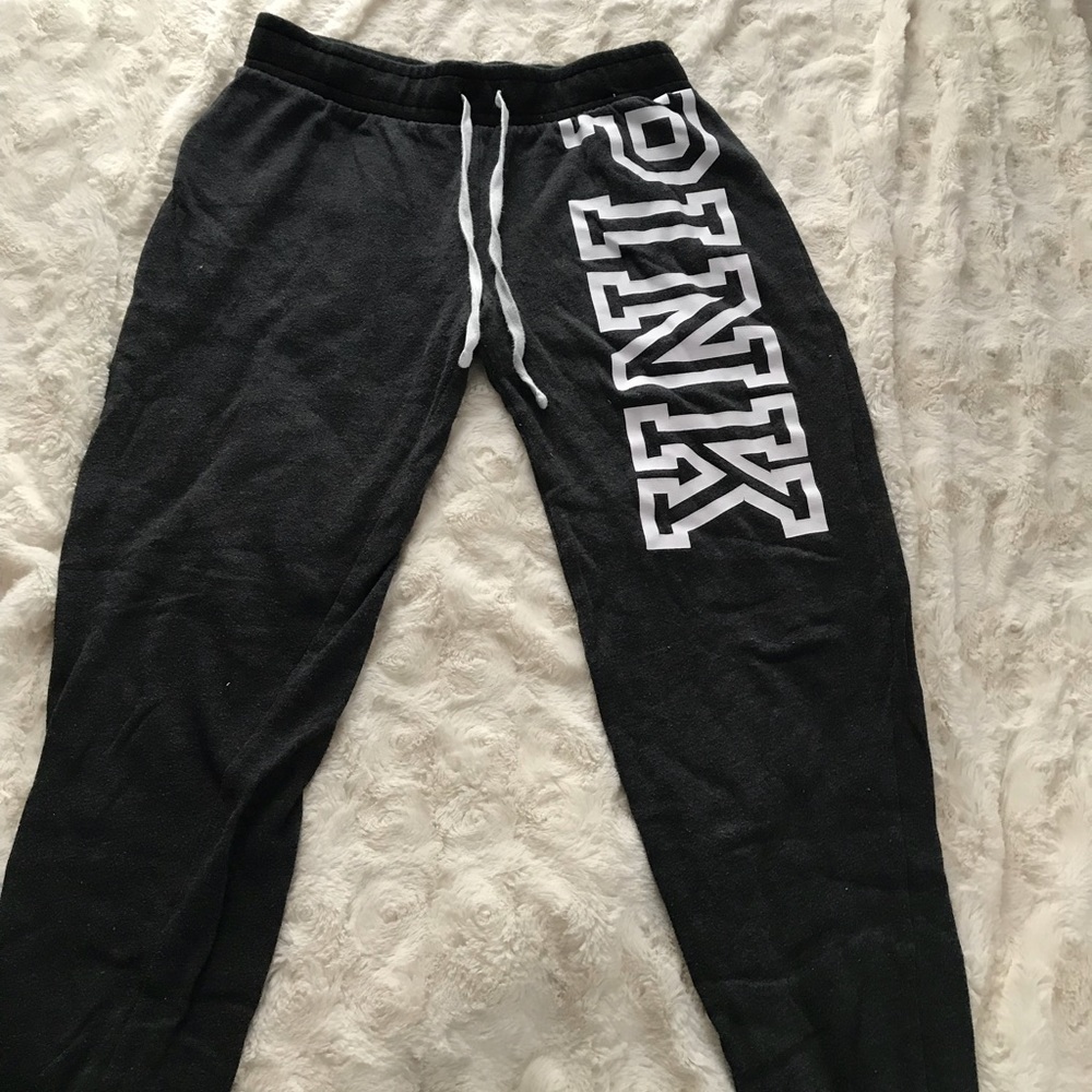 Pink sweat pants